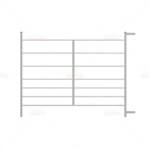 4ft Sheep Fence Panels, 7 Railed Metal Galvanized Sheep Hurdle