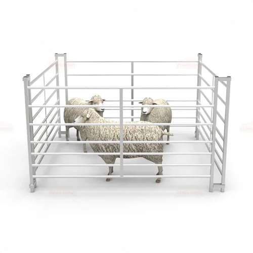 5ft 7 Railed Metal Galvanized Sheep Hurdle Fence