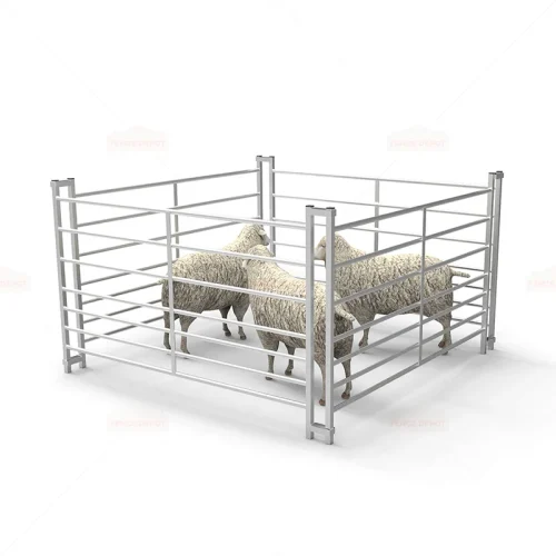 5ft 7 Railed Metal Galvanized Sheep Hurdle Fence