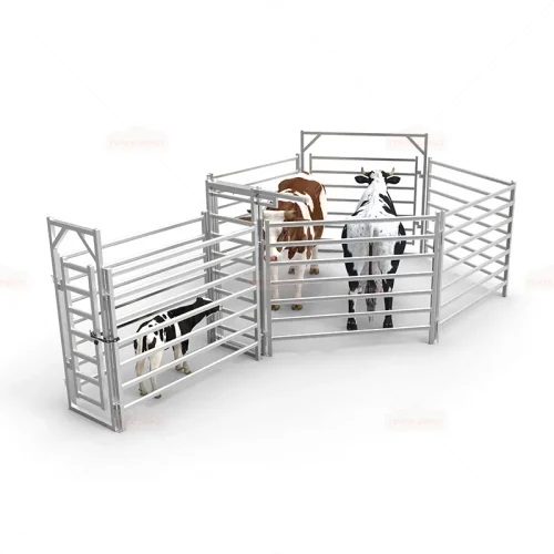 Cattle Fence, 10 Head Cattle Metal Steel Fence Panels