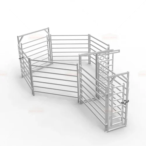 Cattle Fence, 10 Head Cattle Metal Steel Fence Panels