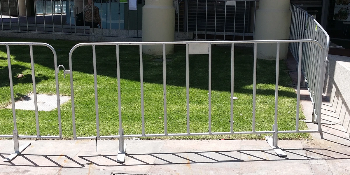 Metal Steel Temporary Crowd Control Barriers