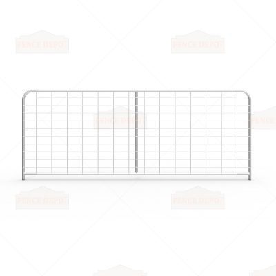 I-Stay Metal Galvanized Mesh Farm Gates 2980mm x 1170mm