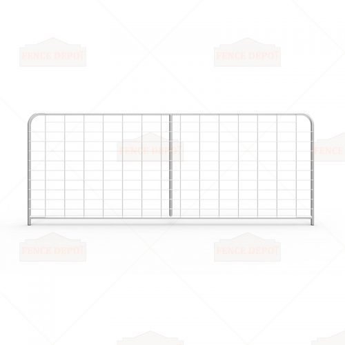 I-Stay Metal Galvanized Mesh Farm Gates 2980mm x 1170mm