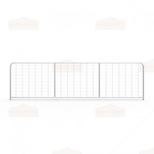 I-Stay Metal Galvanized Mesh Farm Gates 4180mm x 1170mm