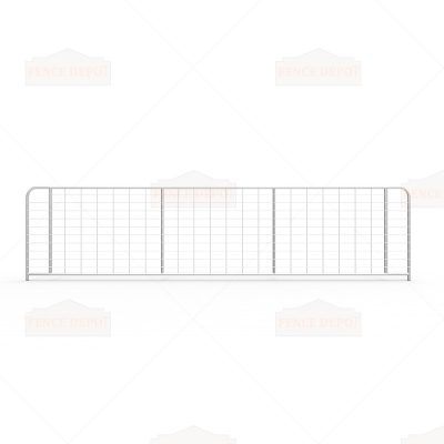 I-Stay Metal Galvanized Mesh Farm Gates 4780mm x 1170mm