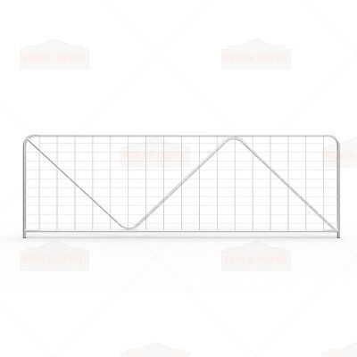 N-Stay Metal Galvanized Mesh Farm Gates 3580mm(12ft)x1170mm(4ft)