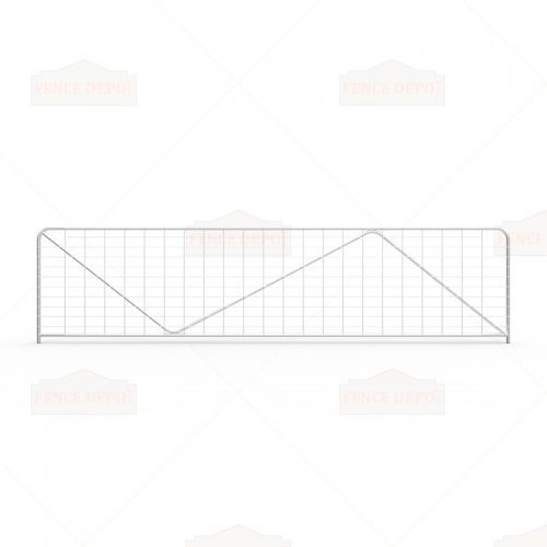 N-Stay Metal Galvanized Mesh Farm Gates 4780mm(16ft)x1170mm(4ft)