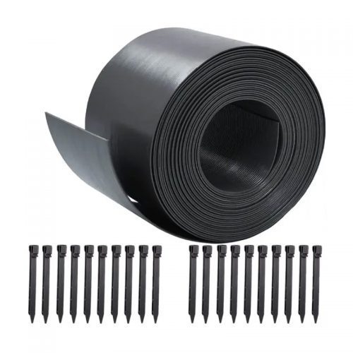 Black no-dig Landscape Edging Coil, Terrace Board