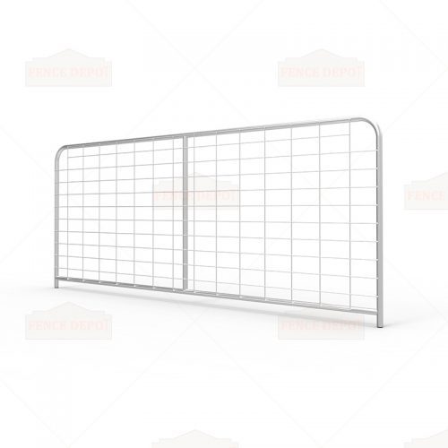 I-Stay Metal Galvanized Mesh Farm Gates 2980mm x 1170mm