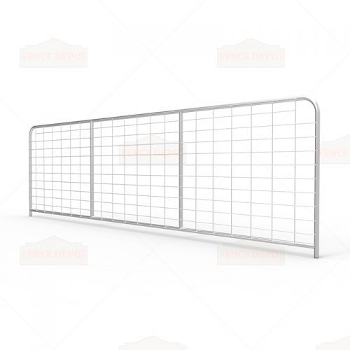 I-Stay Metal Galvanized Mesh Farm Gates 4180mm x 1170mm