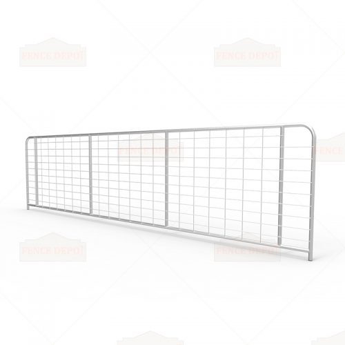 I-Stay Metal Galvanized Mesh Farm Gates 4780mm x 1170mm