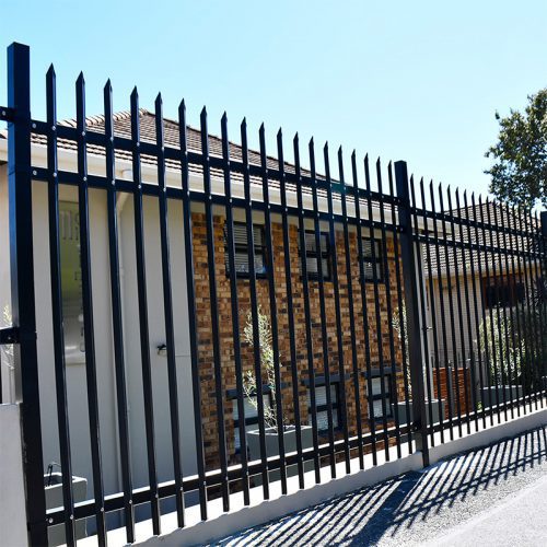 High-Security Steel Palisade Fence