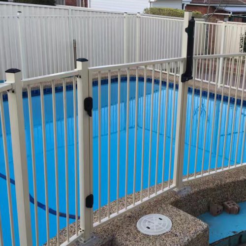 Black Aluminum Fence Pool Gate, Swimming Pool Gates