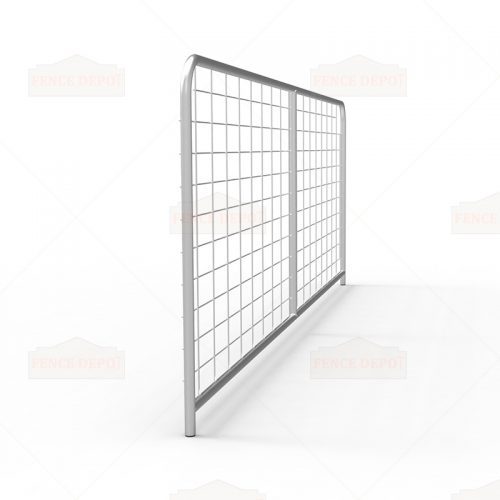 I-Stay Metal Galvanized Mesh Farm Gates 3580mm x 1170mm