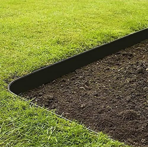 Black no-dig Landscape Edging Coil, Terrace Board