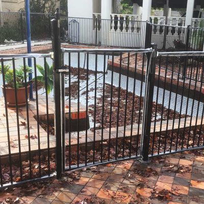 Black Aluminum Fence Pool Gate, Swimming Pool Gates