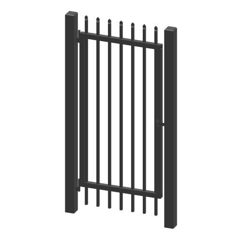 Single Swing Metal Garden Gate, Garden Fence Gates