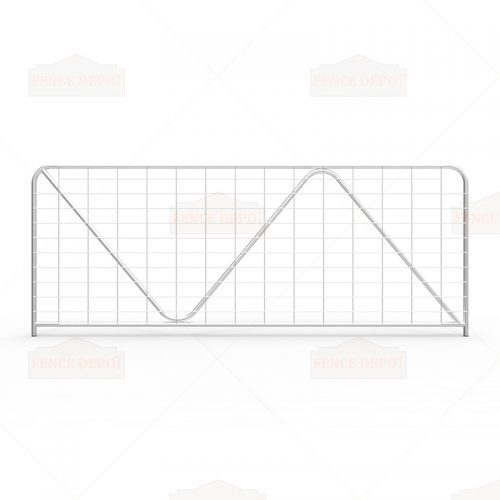 Metal Galvanized Mesh N-Stay Farm Gates 2980mmx1170mm