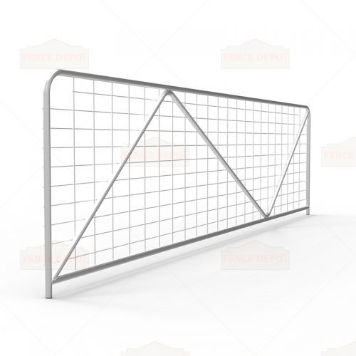 N-Stay Metal Galvanized Mesh Farm Gates 4780mm(16ft)x1170mm(4ft)