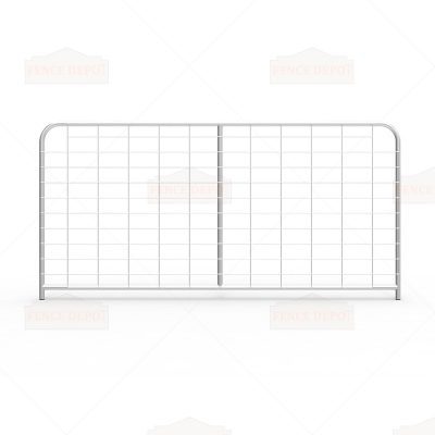 I-Stay Metal Galvanized Mesh Farm Gates 2380mm x 1170mm