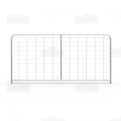 I-Stay Metal Galvanized Mesh Farm Gates 2380mm x 1170mm