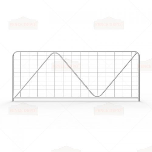 Metal Galvanized Mesh N-Stay Farm Gates 2980mmx1170mm