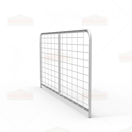 I-Stay Metal Galvanized Mesh Farm Gates 2380mm x 1170mm