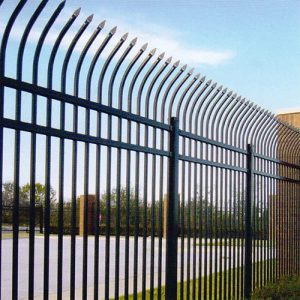 What is a high metal security fence?