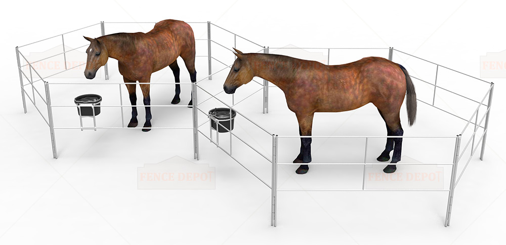 Aluminum Portable Horse Fence