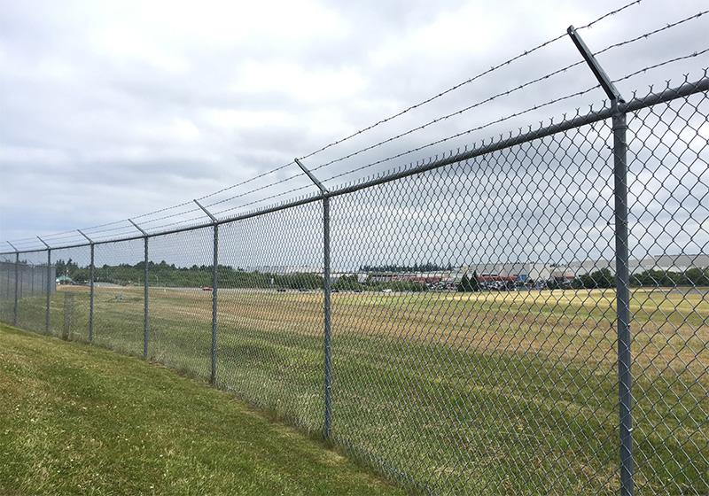 Chain link fences