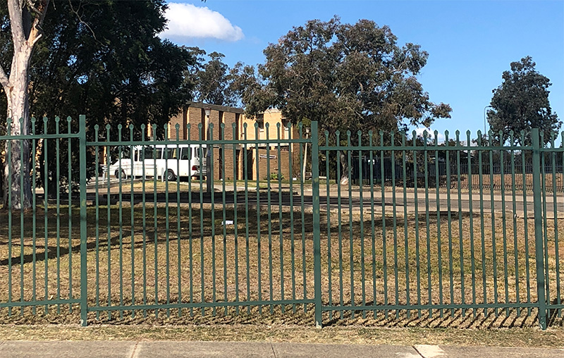 Metal steel fences