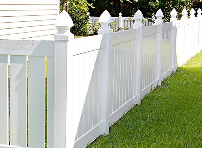 Vinyl fence