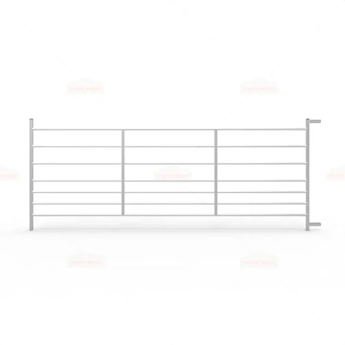 8ft 7 Railed Metal Galvanized Sheep Hurdle Fence