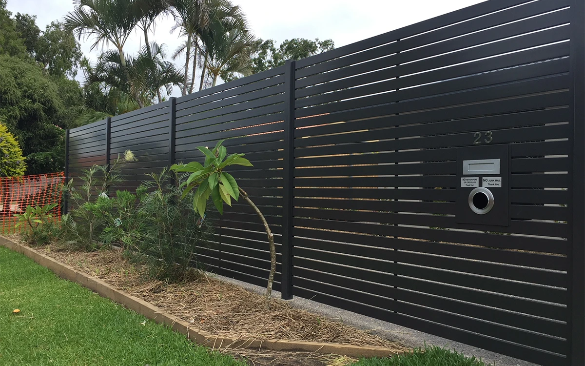 Aluminium Slat Fencing