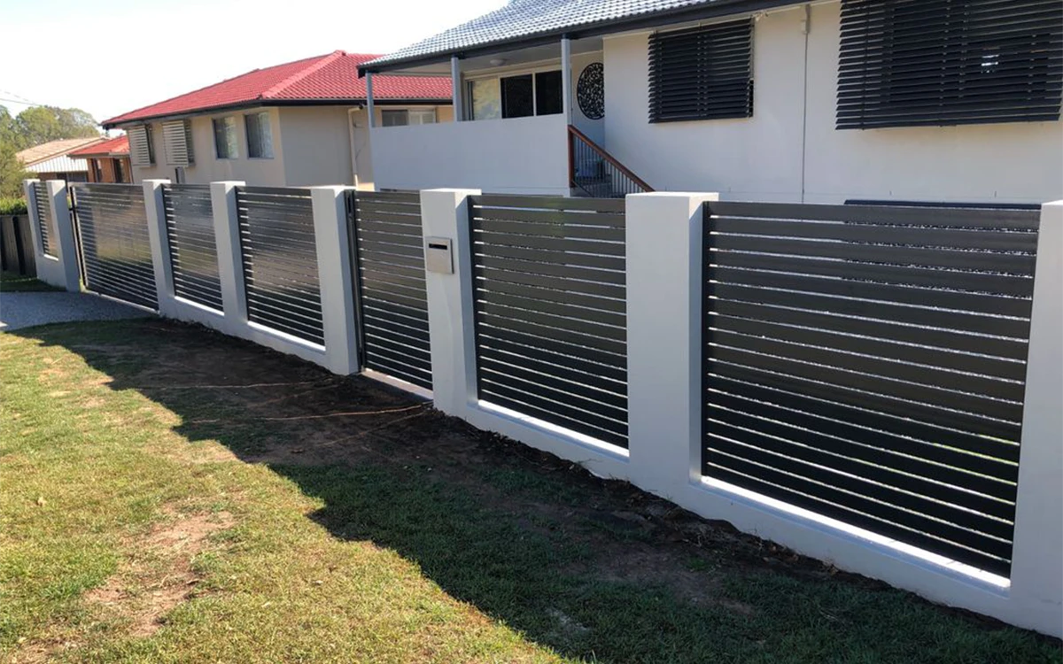 Aluminium Slat Fencing