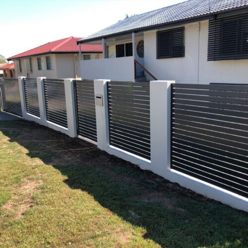 Aluminum Slat Fencing