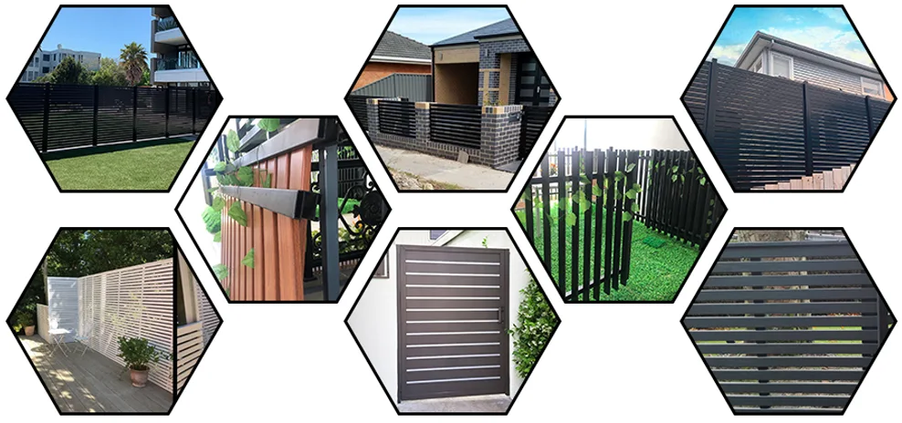 Horizontal Aluminum Slat Fencing Application Scenario