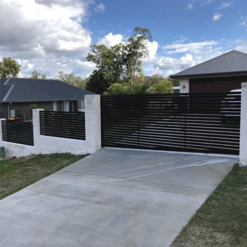 Aluminum Slat Sliding Gate