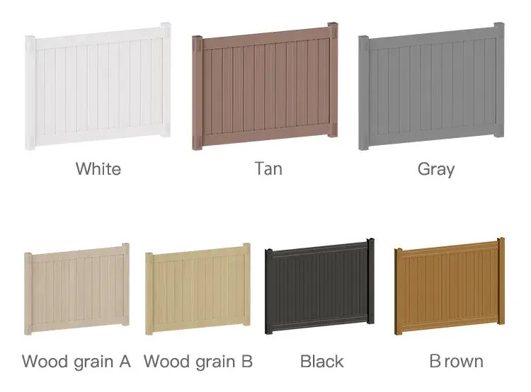 PVC Gate Color Options