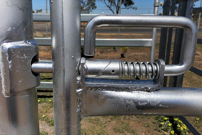 Farm Cattle Gate Slam Latch Usage Scenario