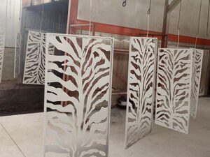 Powder coating according tocustomer requirements.