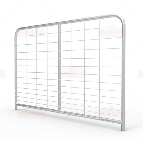 I-Stay Metal Gradient Mesh Infill Farm Gates 2380mm(7.8ft)x1170mm(3.8ft)