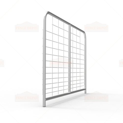 I-Stay Metal Galvanized Graduated Mesh Farm Gate 1780mmx1170mm