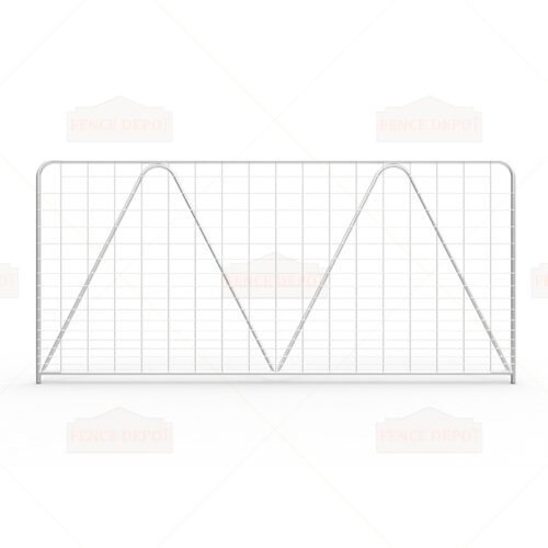 12ft M-Stay Metal Gradient Mesh Infill Farm Gate