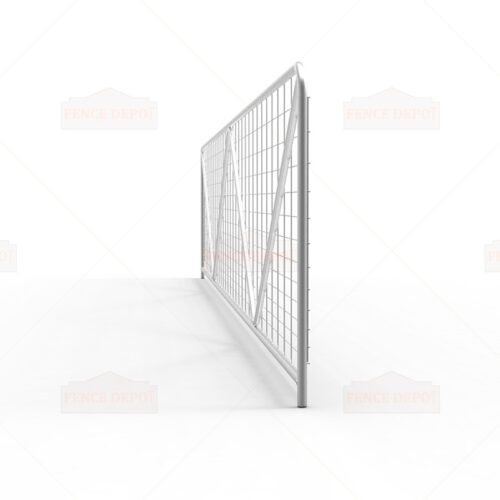 20ft W-Stay Metal Gradient Mesh Infill Farm Gate