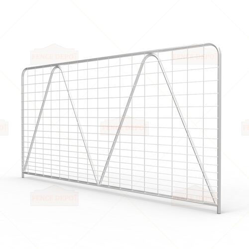 12ft M-Stay Metal Gradient Mesh Infill Farm Gate