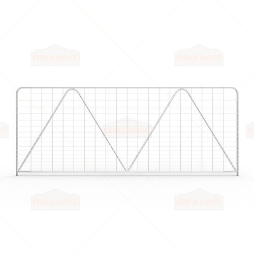 14ft M-Stay Metal Gradient Mesh Infill Farm Gate