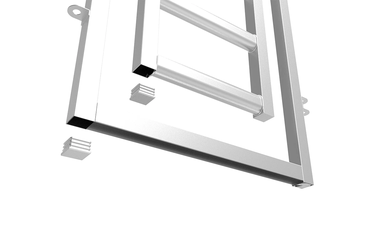 Cattle Rail Manway Fence Gate Detail Display