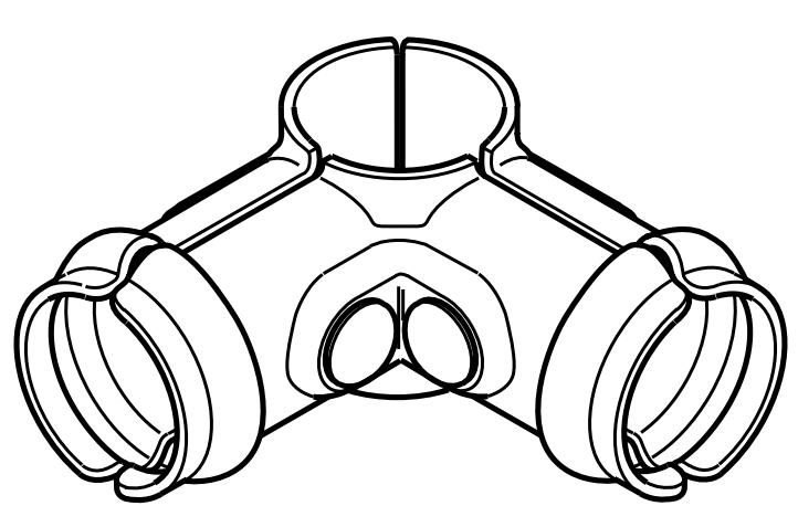 Fence Corner Butt Fitting Drawings